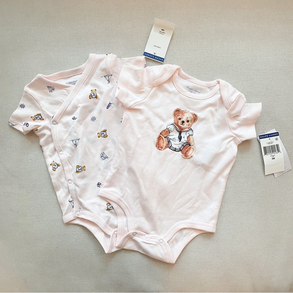 Ralph Lauren baby nautical onesies